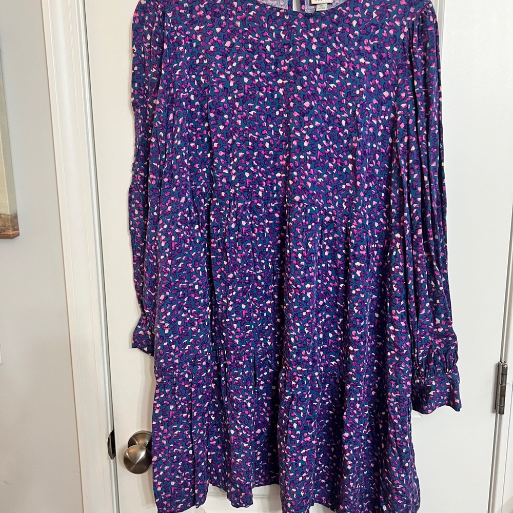 a new day Blue and Purple Maxi Dress